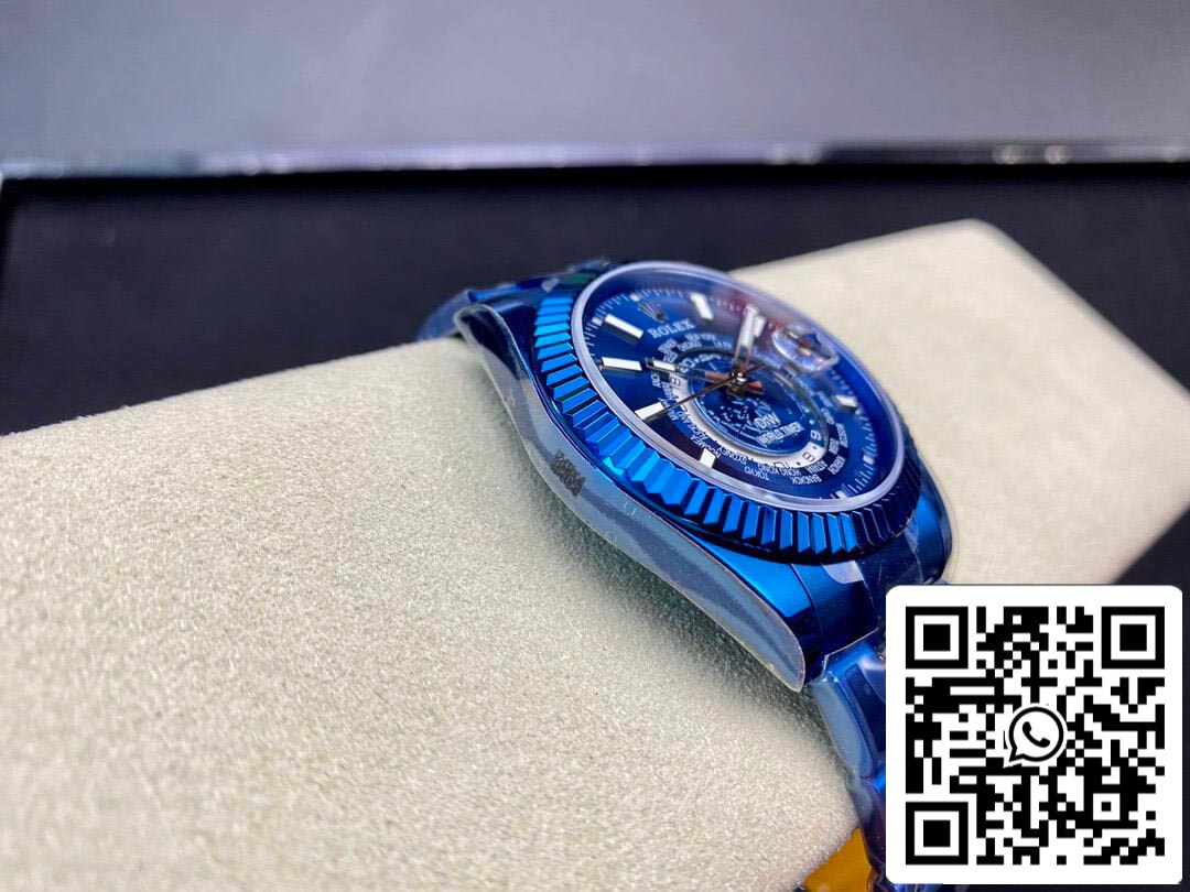 Rolex Sky Dweller 40MM WWF Factory DIW esfera azul Mejor edición 1:1 WWF Factory