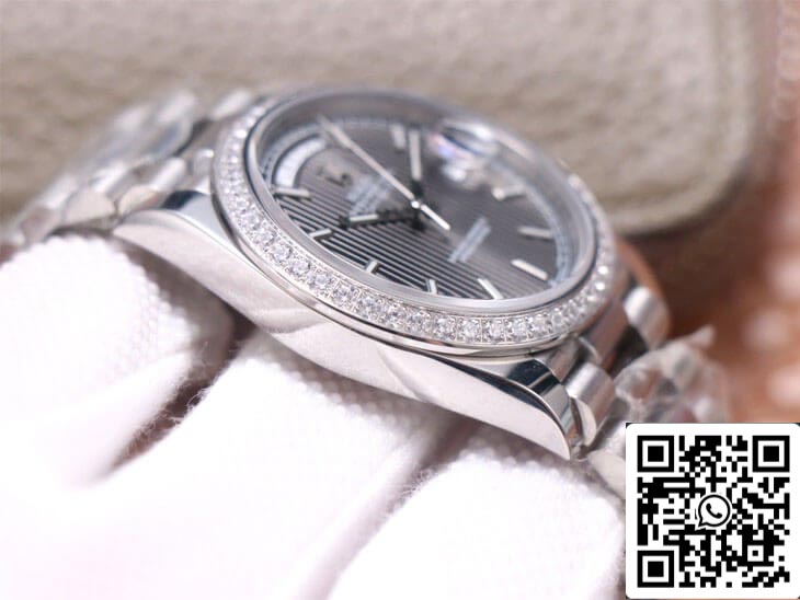 Rolex Day Date M228349RBR-0008 1:1 Mejor Edición EW Factory Esfera Gris