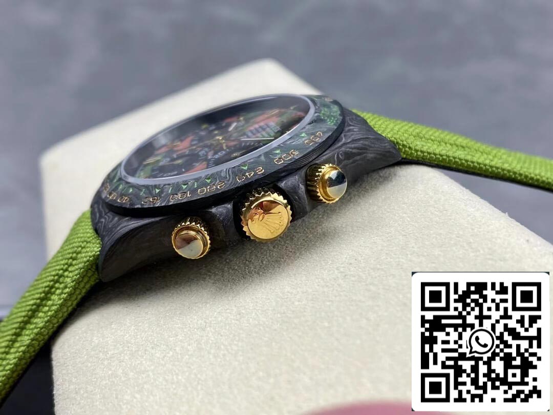 Cinturino verde Rolex Daytona Cosmograph Diw versione personalizzata 1: 1 Best Edition Noob Factory