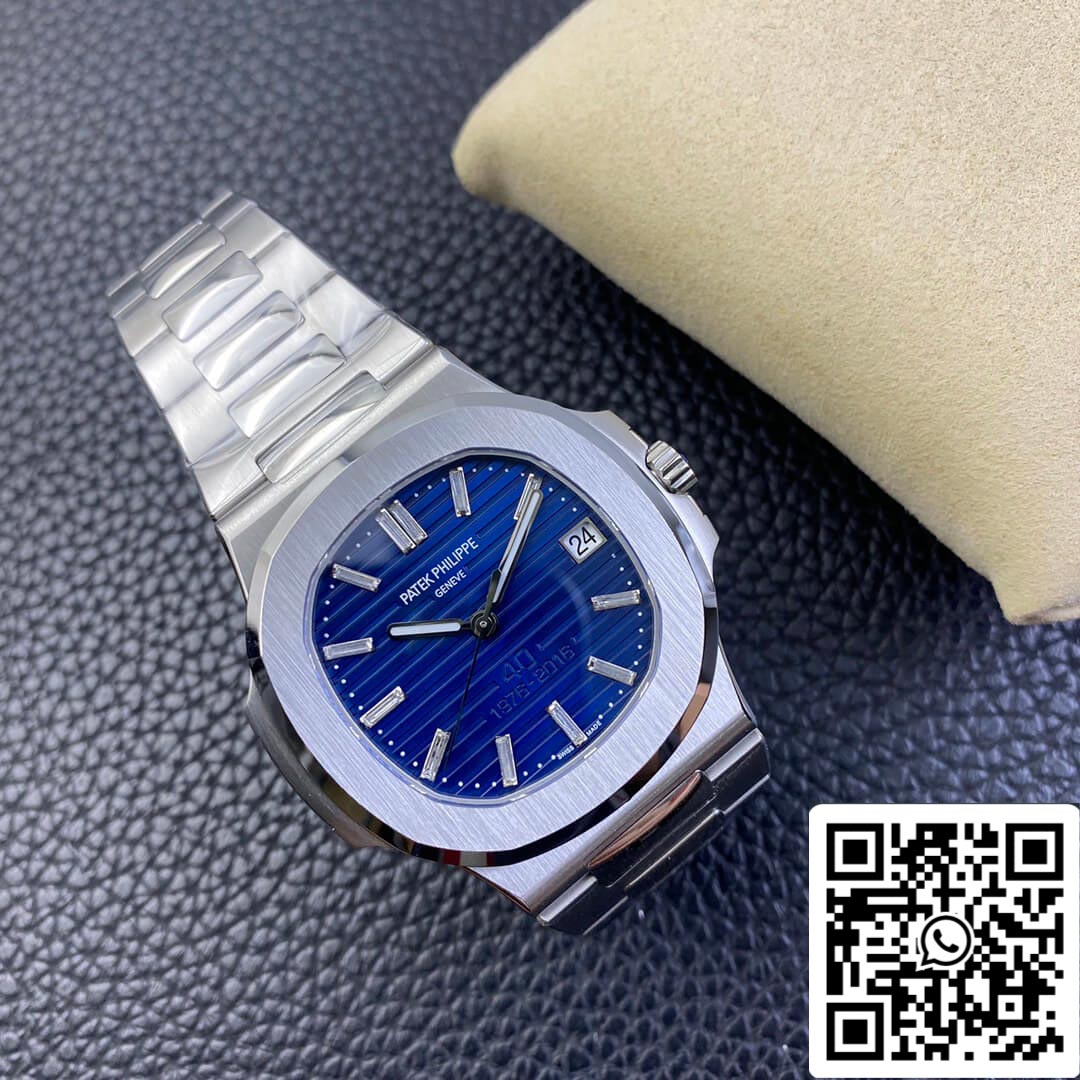 Patek Philippe Nautilus 5711/1P 1:1 Mejor Edición 3K Esfera Azul de Fábrica