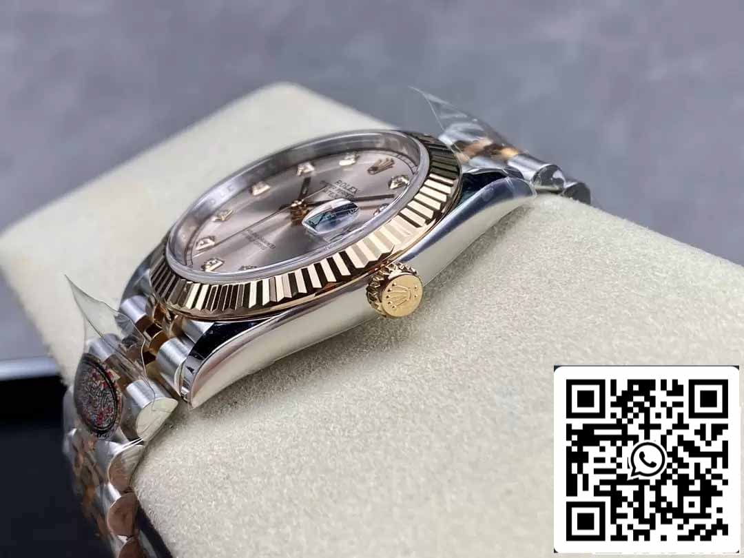 Rolex Datejust 41MM M126331-0008 1:1 Best Edition Clean Factory Oro rosa