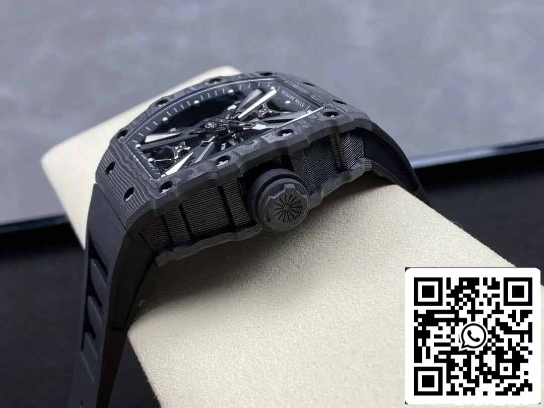 Richard Mille RM12-01 Tourbillon 1:1 Best Edition RM Factory Black Skeleton Dial