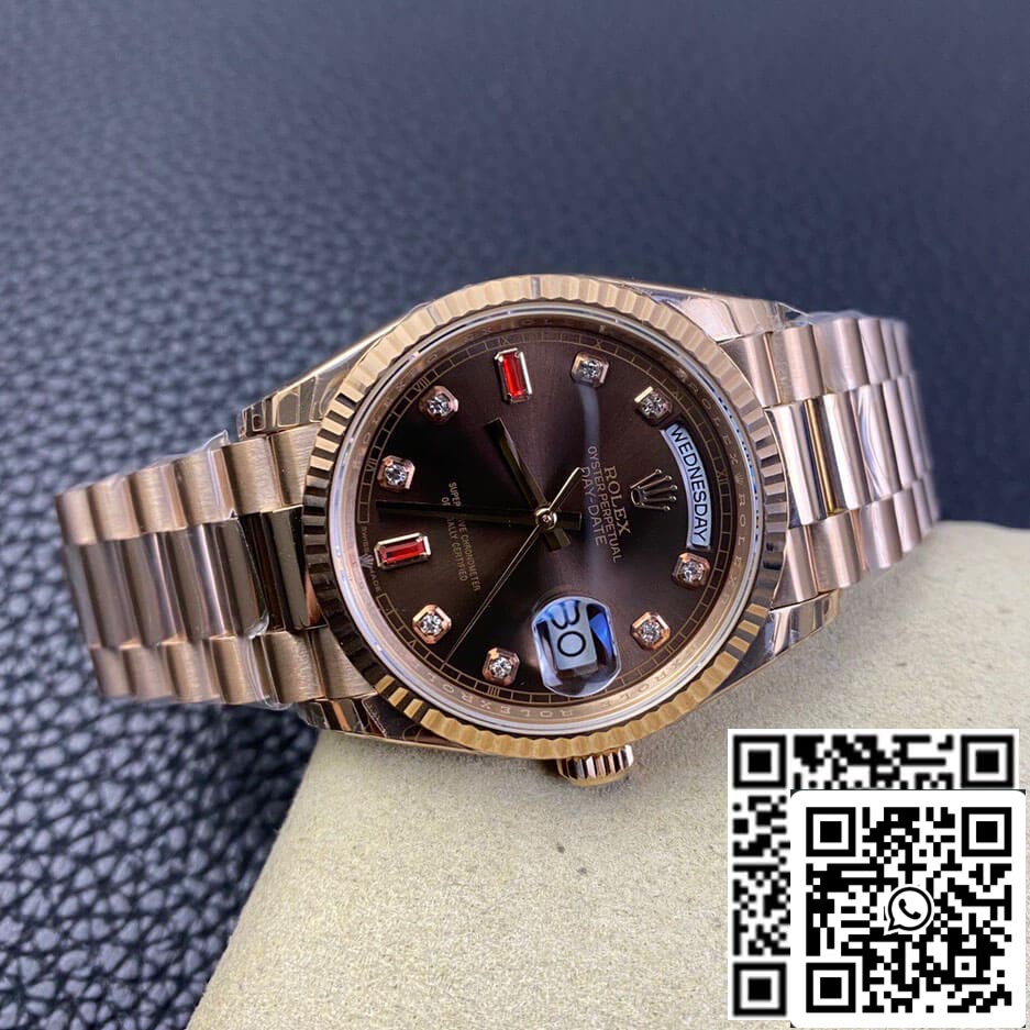 Rolex Day Date 118235 1:1 Best Edition EW Factory Brown Dial