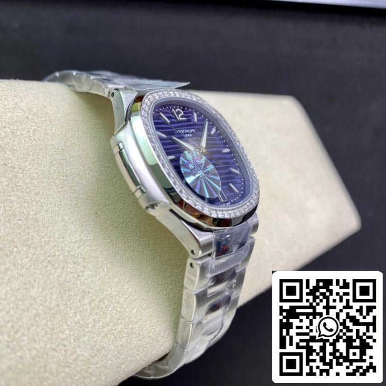 Patek Philippe Nautilus Ladies 7018/1A-010 PF Factory 1:1 Mejor edición Suiza ETA324SC