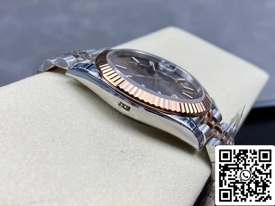 Rolex Datejust M126331-0002 1:1 Best Edition VS quadrante marrone di fabbrica