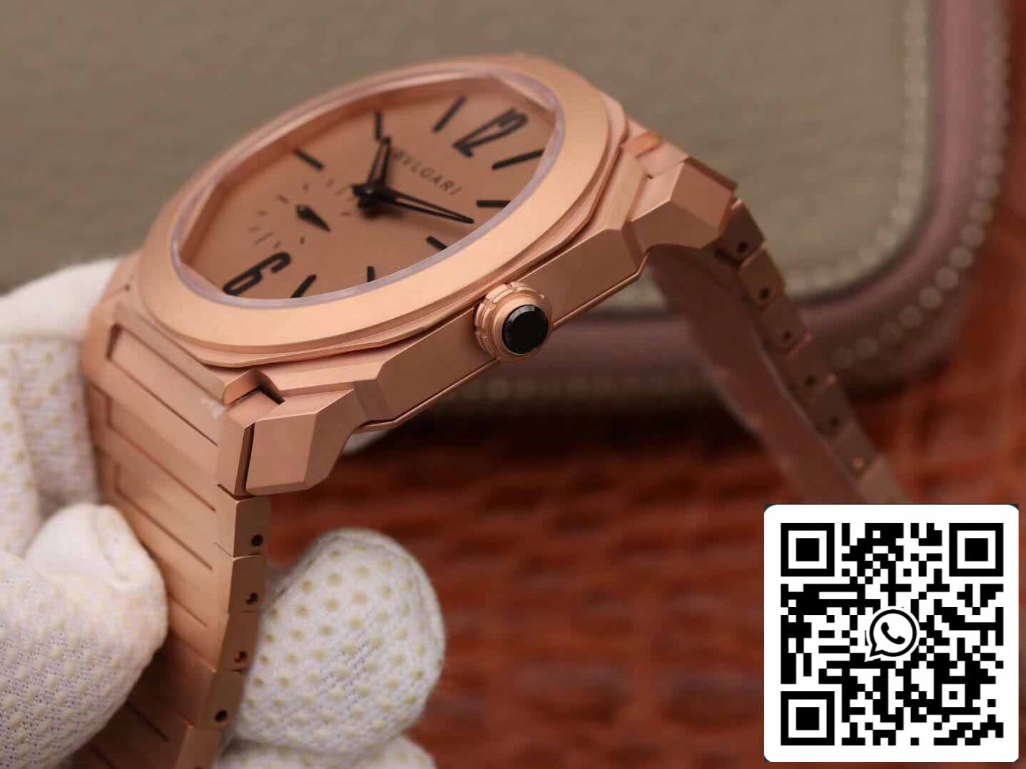 Bulgari Octo Finissimo 102912 1:1 Best Edition BV Factory quadrante in oro rosa