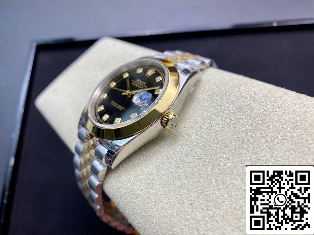 Rolex Datejust M126303-0006 1:1 Mejor edición EW Factory esfera negra