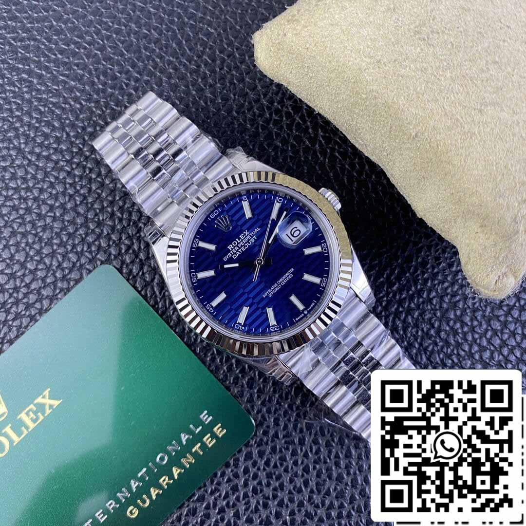 Rolex Datejust M126334-0032 41MM 1:1 Mejor edición VS Acero inoxidable de fábrica