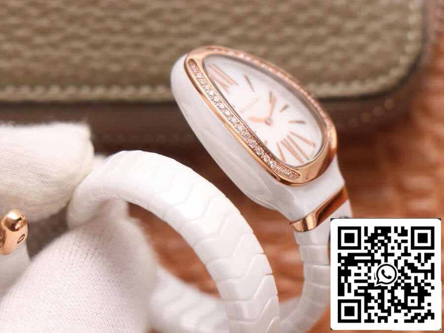 Bulgari Serpenti 102613 1:1 Best Edition BV Factory quadrante bianco