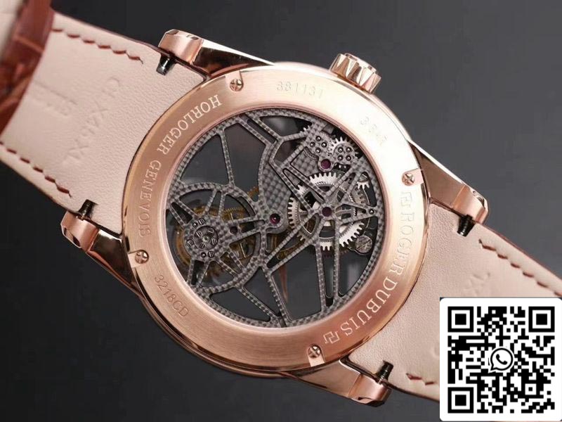 Roger Dubuis Excalibur RDDBEX0404 1:1 Migliore edizione JB Factory V3 Tourbillon in oro rosa svizzero RD505SQ