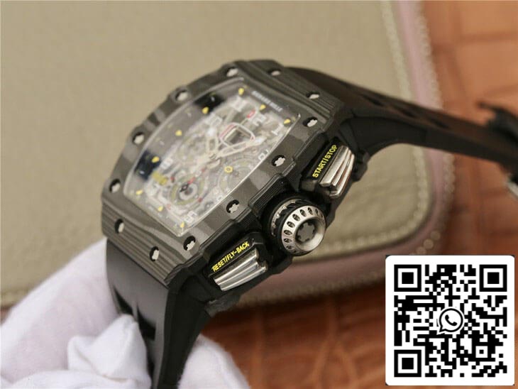 Custodia in fibra di carbonio nera KV Factory Richard Mille RM11-03 1: 1 Best Edition