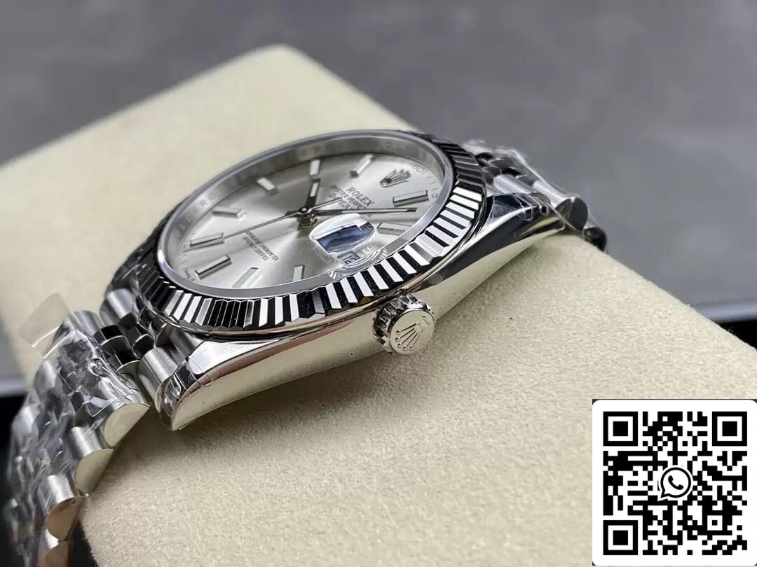 Rolex Datejust M126334-0004 1:1 Mejor edición VS esfera plateada de fábrica