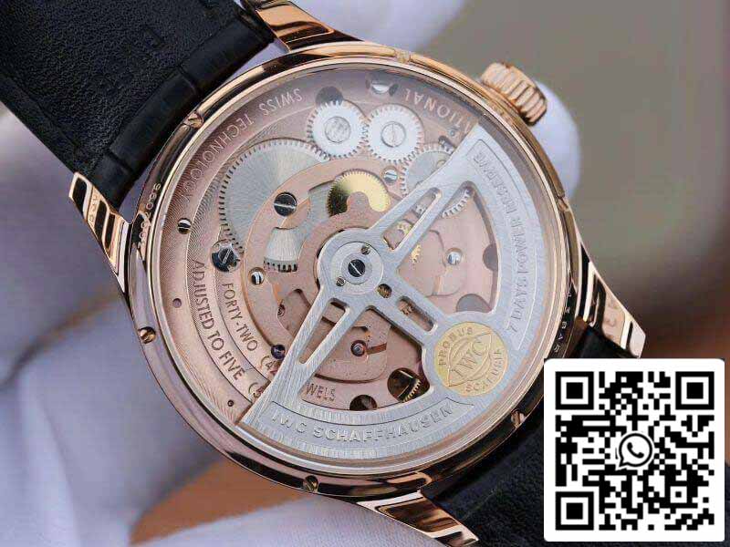 IWC Portuguese IW504210 Tourbillon 18K Rosegold 1:1 Best Edition Swiss automatic complicated tourbillon movement