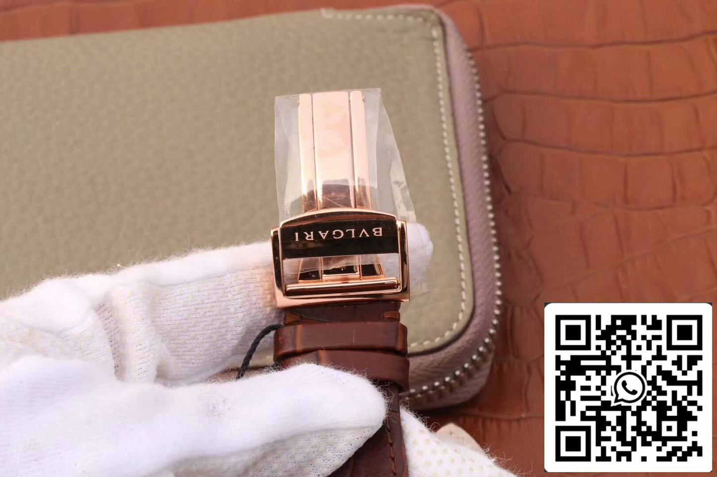 Bvlgari Octo 102119 BGOP38WGLD 1:1 Mejor edición esfera blanca