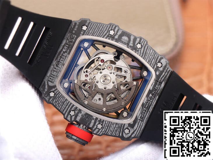 Custodia in fibra di carbonio ZF Factory Richard Mille RM35-02 1: 1 Best Edition