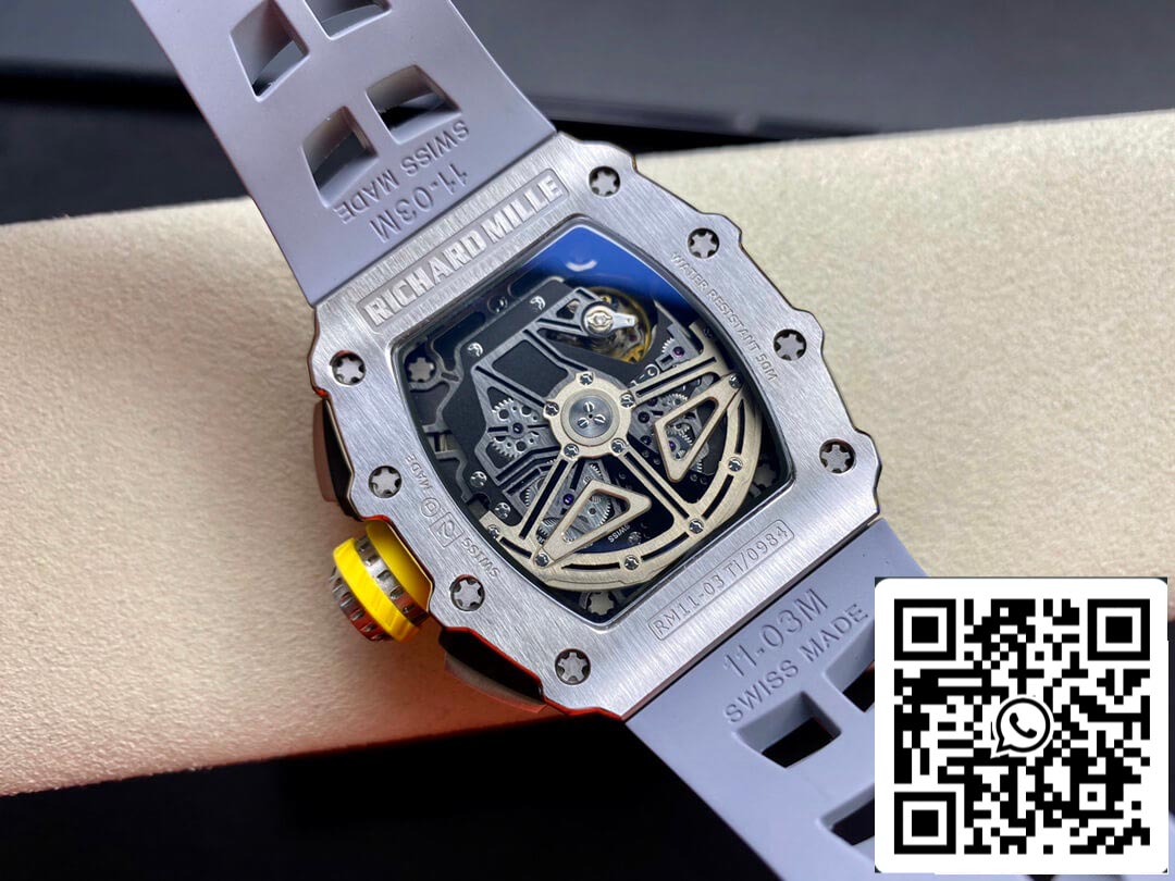 Richard Mille RM11-03 1:1 Migliore edizione KV Factory Acciaio al titanio