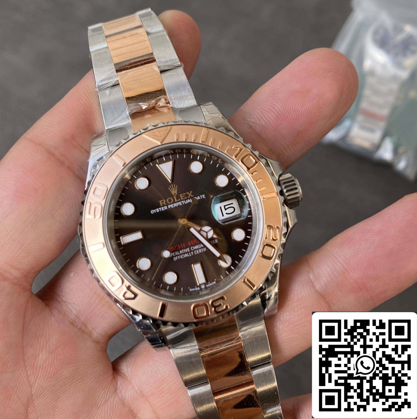 Rolex Yacht Master M126621-0001 1:1 Mejor edición VS esfera de chocolate de fábrica