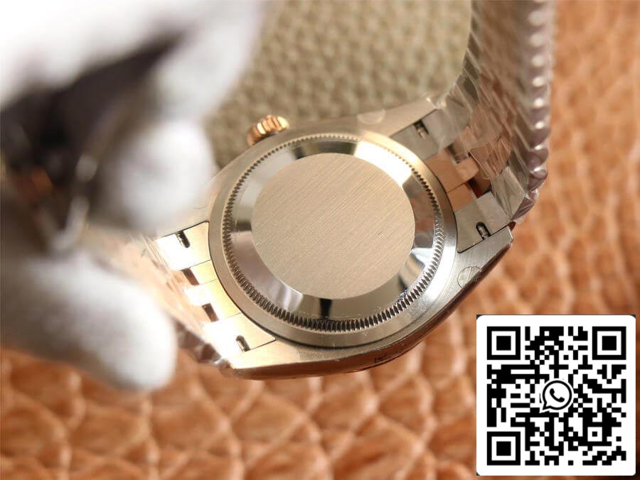 Rolex Datejust M126231-0025 1:1 Mejor edición EW Factory Esfera color chocolate oro rosa