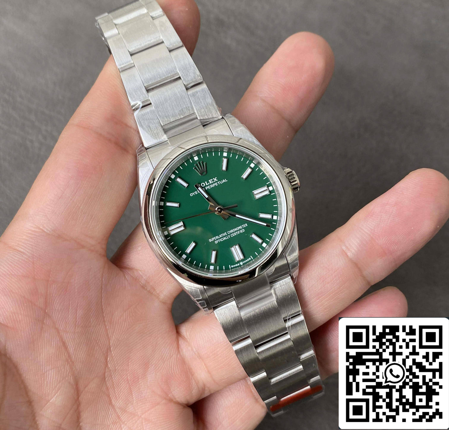 Rolex Oyster Perpetual M126000-0005 36MM 1:1 Mejor Edición VS Acero Inoxidable de Fábrica