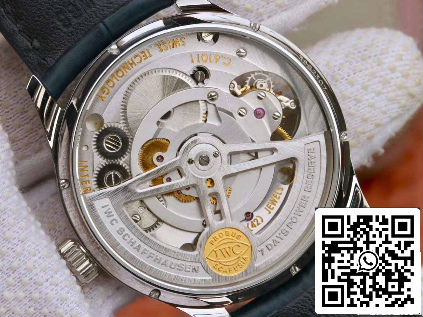 IWC Portuguese Tourbillon 1:1 Best Edition ZF Factory Stainless Steel