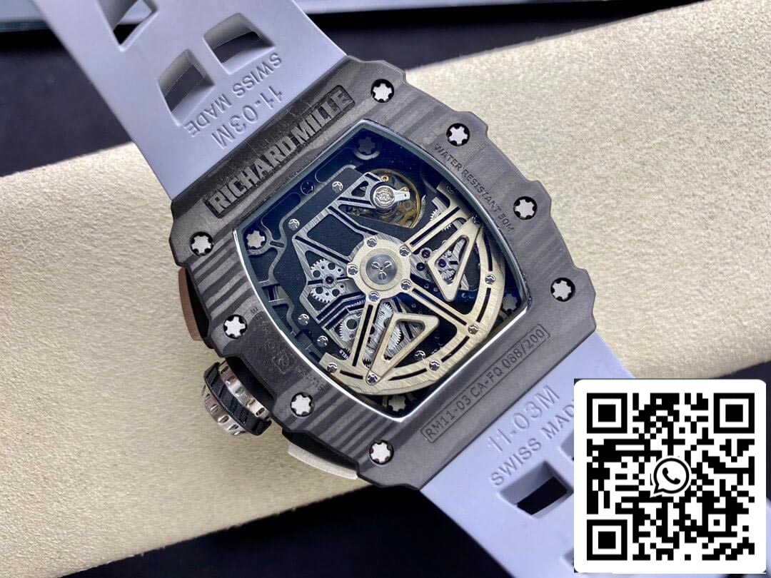 Custodia in carbonio forgiato in fabbrica KV Richard Mille RM-011 1: 1 Best Edition