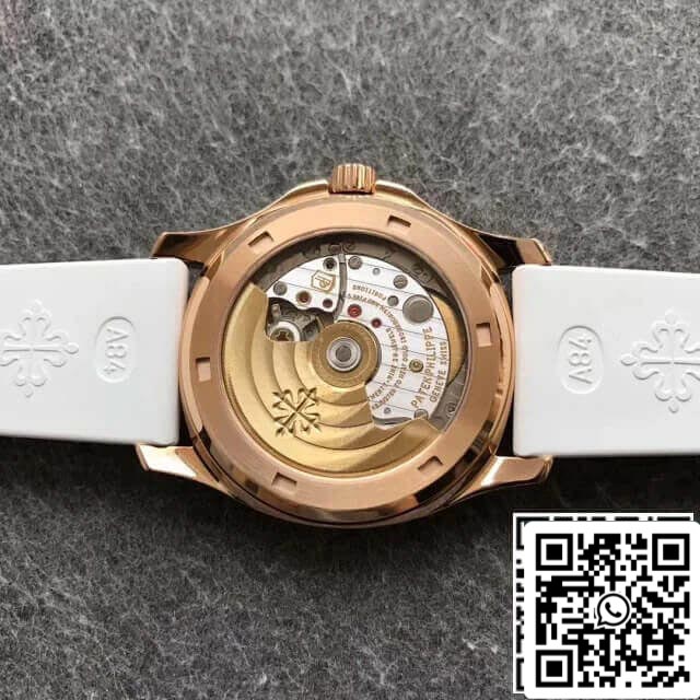 Patek Philippe Aquanaut 5068R-010 1:1 Mejor edición PPF Factory esfera blanca en oro rosa