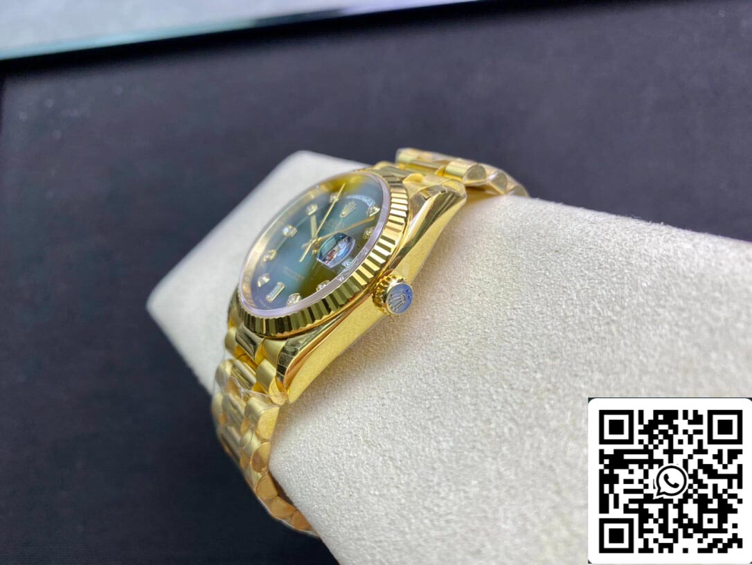 Rolex Day Date M128238-0069 1:1 Mejor edición EW Factory Esfera verde Suiza ETA3255