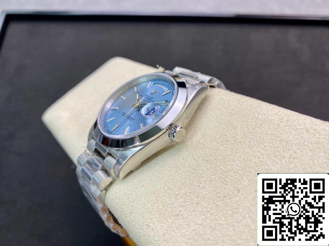 Rolex Day Date M228206-0004 1:1 Mejor Edición EW Factory Esfera Azul Claro