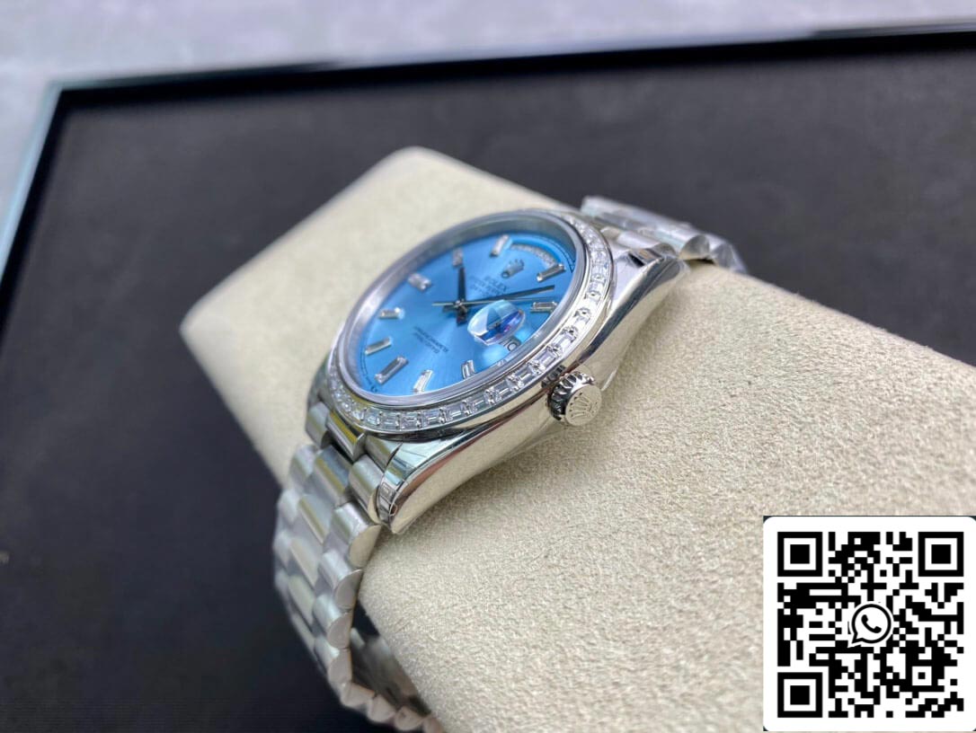 Rolex Day Date 228396TBR 1:1 Best Edition EW Factory Light Blue Dial