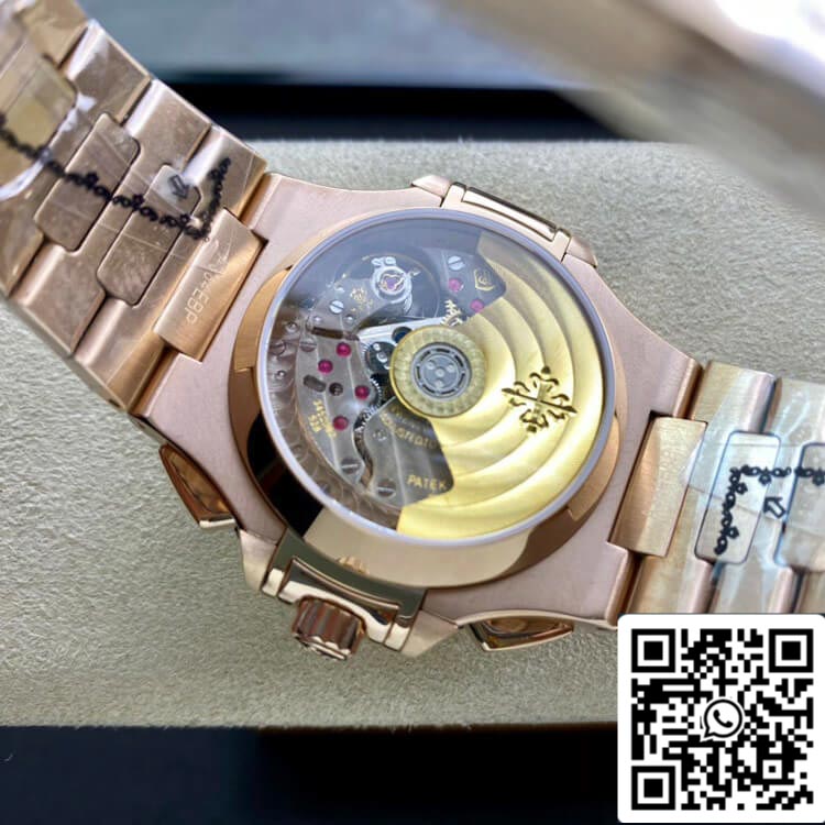 Patek Philippe Nautilus 5980-1R 1:1 Mejor edición 3K Factory V2 Oro rosa