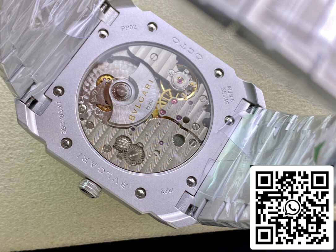 Bulgari Octo Finissimo 103011 40MM 1:1 Best Edition BV Factory quadrante argento