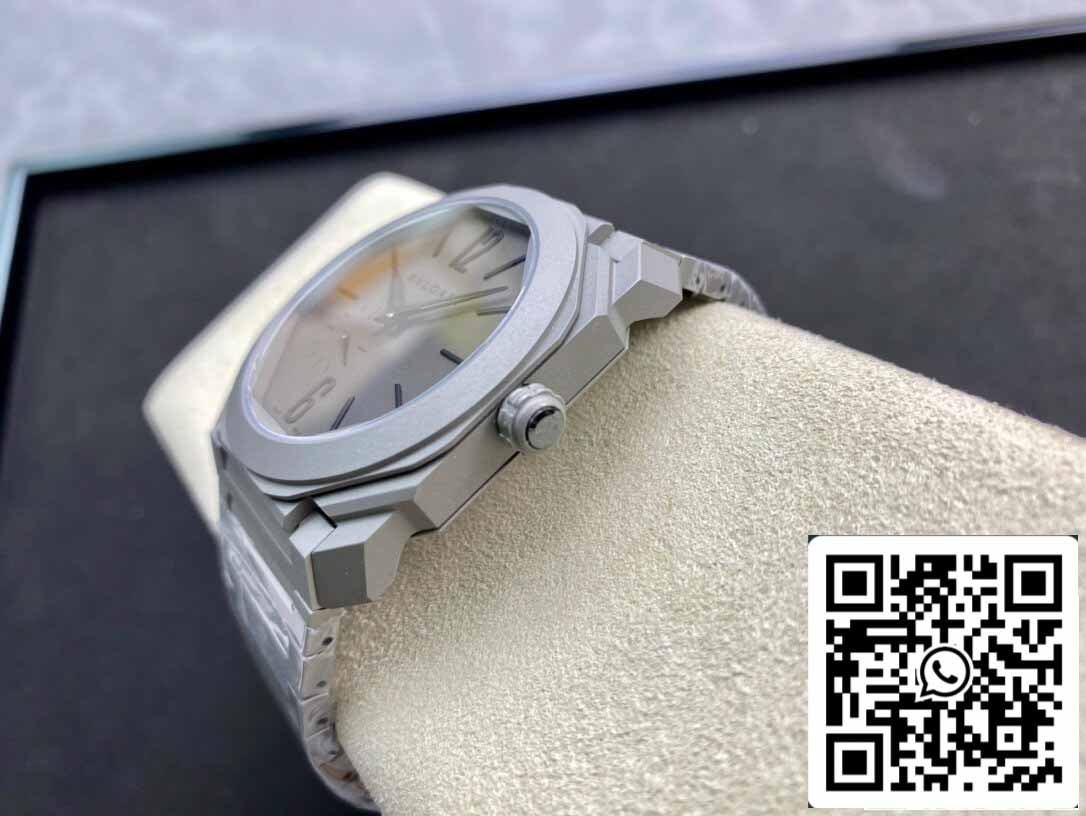 Bvlgari Octo Finissimo 102713 BGO40C14TTXTAUTO 1:1 Best Edition BV Factory Silver Gray Dial