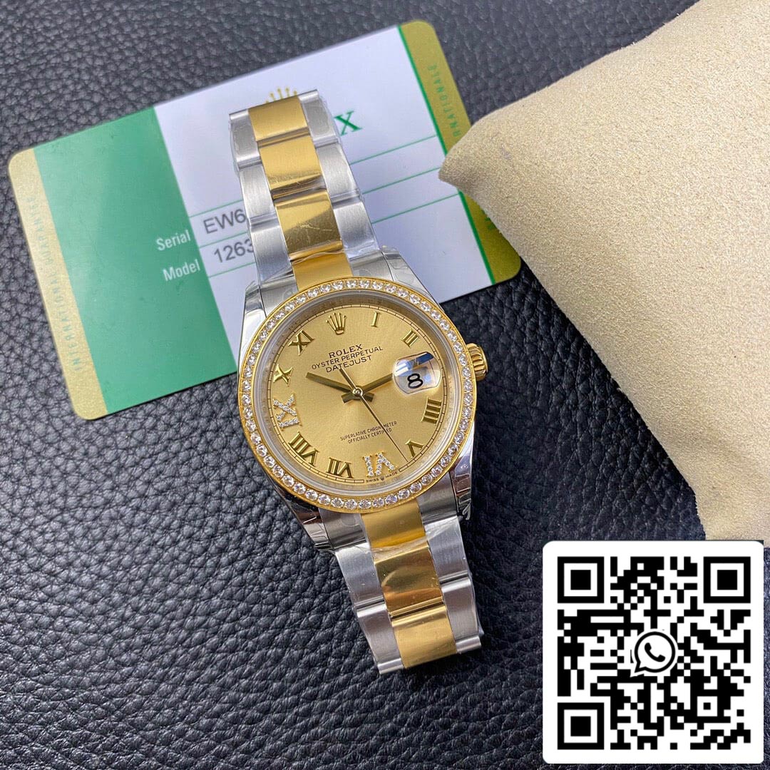 Rolex Datejust 126283 1:1 Best Edition EW Factory Oro giallo