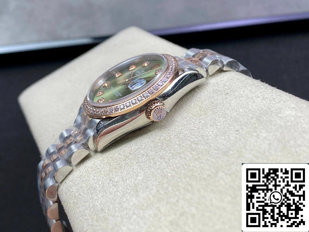 Rolex Datejust 31MM 1:1 Mejor edición EW Factory Esfera verde en oro rosa