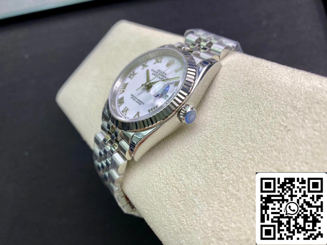 Rolex Datejust M126234-0025 1:1 Mejor edición EW Factory esfera blanca