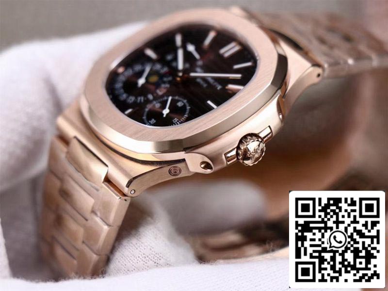 Patek Philippe Nautilus 5712/1A-001 1:1 Mejor edición PF Factory Movimiento suizo en oro rosa