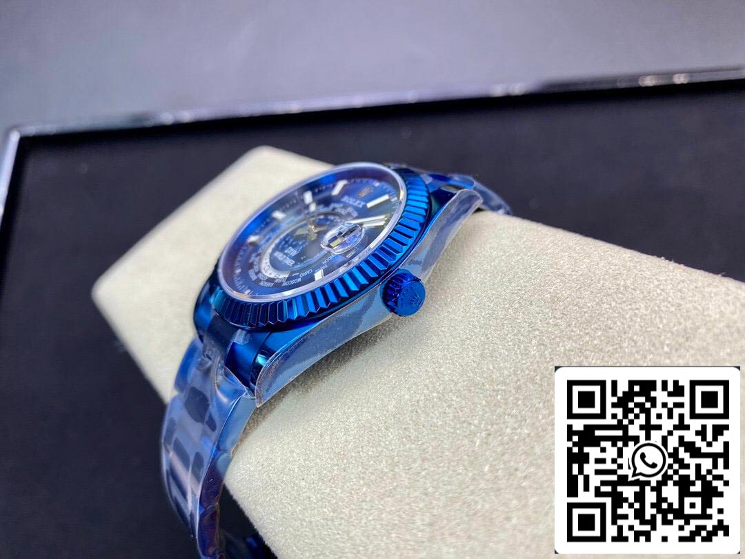 Rolex Sky Dweller 40MM WWF Factory DIW esfera azul Mejor edición 1:1 WWF Factory