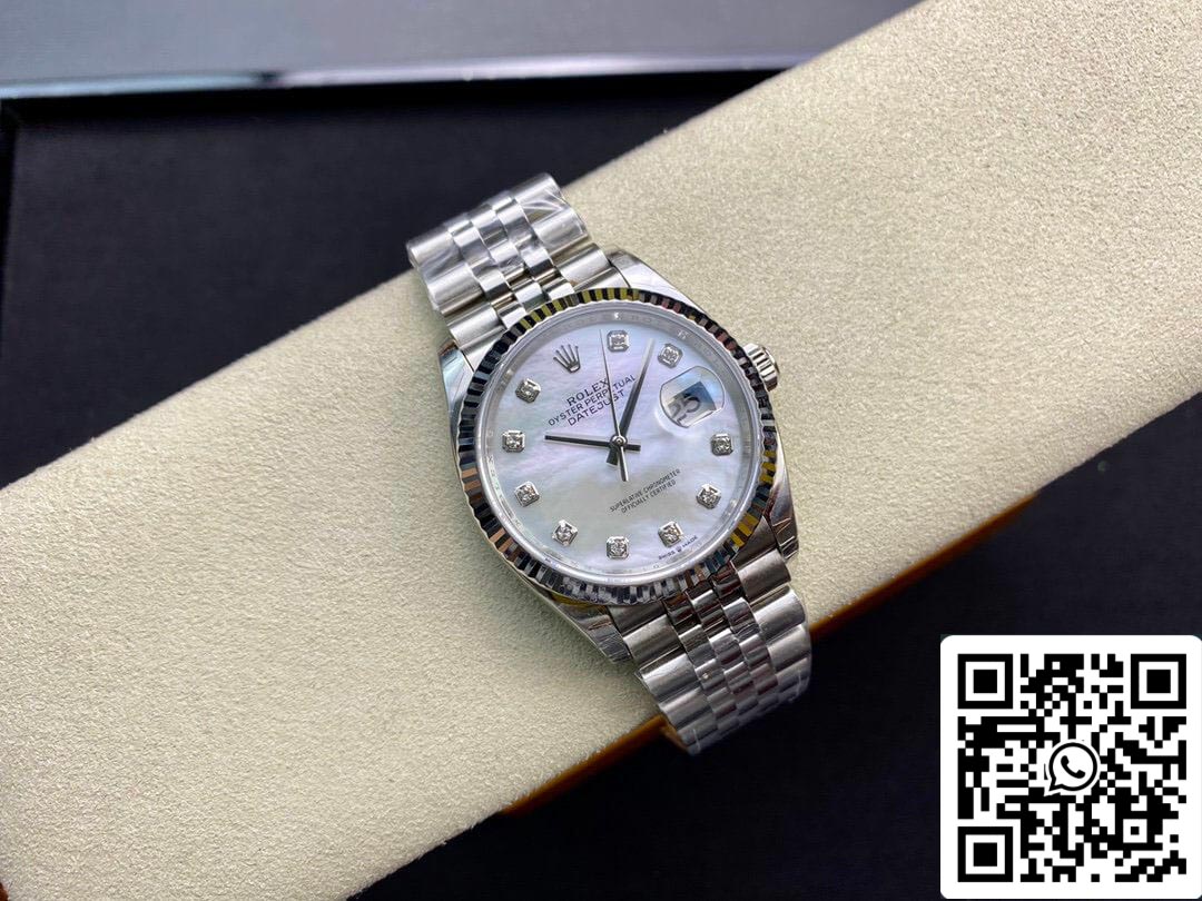 Rolex Datejust 178384-NG-63160 31MM 1:1 Mejor edición EW Factory Esfera blanca plateada