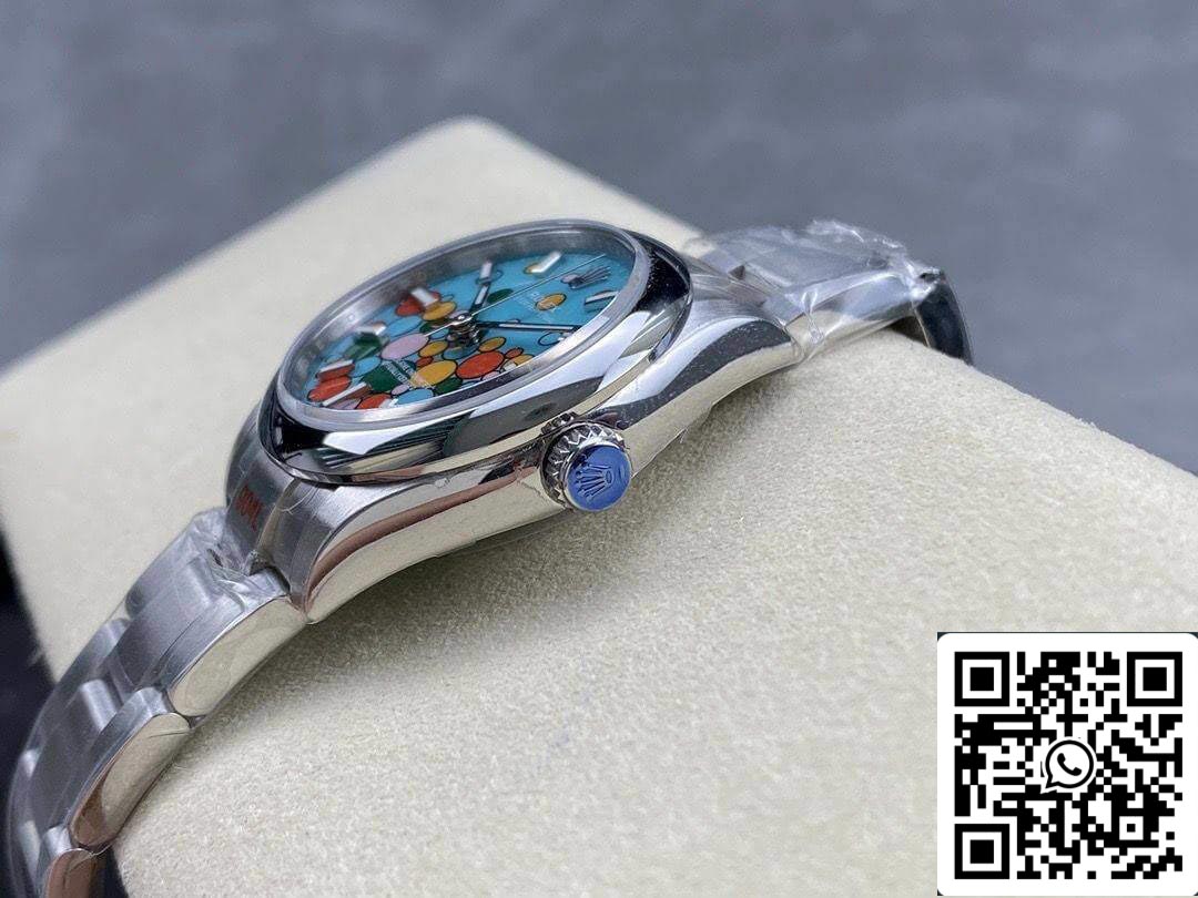 Rolex Oyster Perpetual M277200-0010 31MM 1:1 Mejor edición EW Factory Esfera azul turquesa