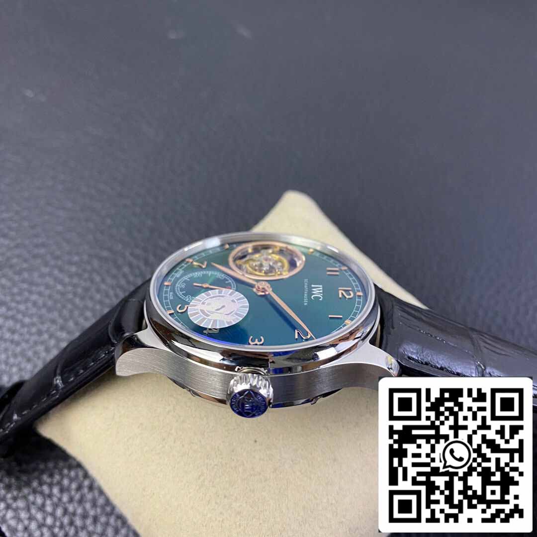 IWC Portuguese Tourbillon 1:1 Best Edition ZF Factory Green Dial