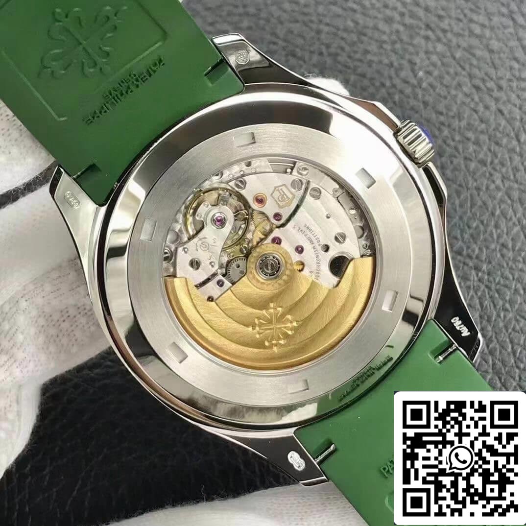 Patek Philippe Aquanaut 5168G 1:1 Mejor Edición 3K Esfera Verde de Fábrica