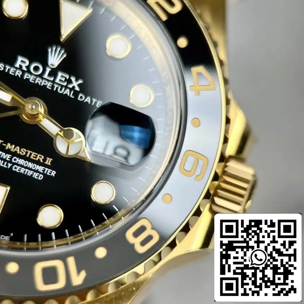 Rolex GMT Master II M126718GRNR-0001 1:1 Mejor edición Clean Factory esfera negra