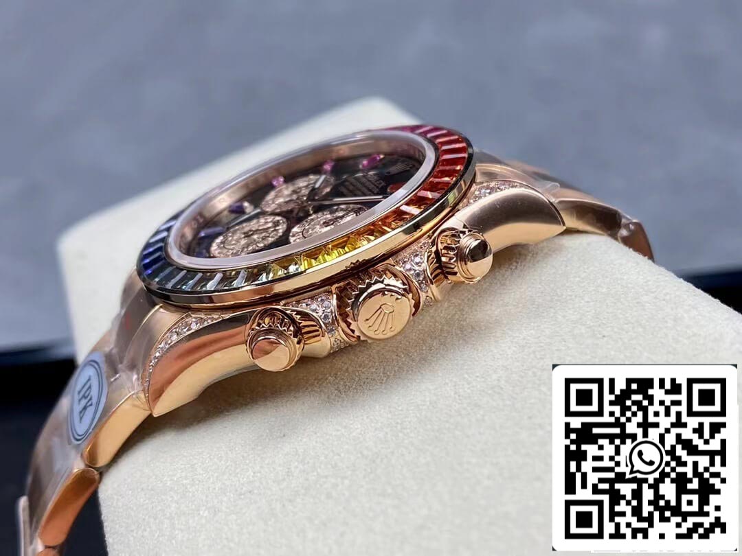 Rolex Daytona 116595 RAINBOW Rose Gold 1:1 Best Edition IPK Factory Rose Gold