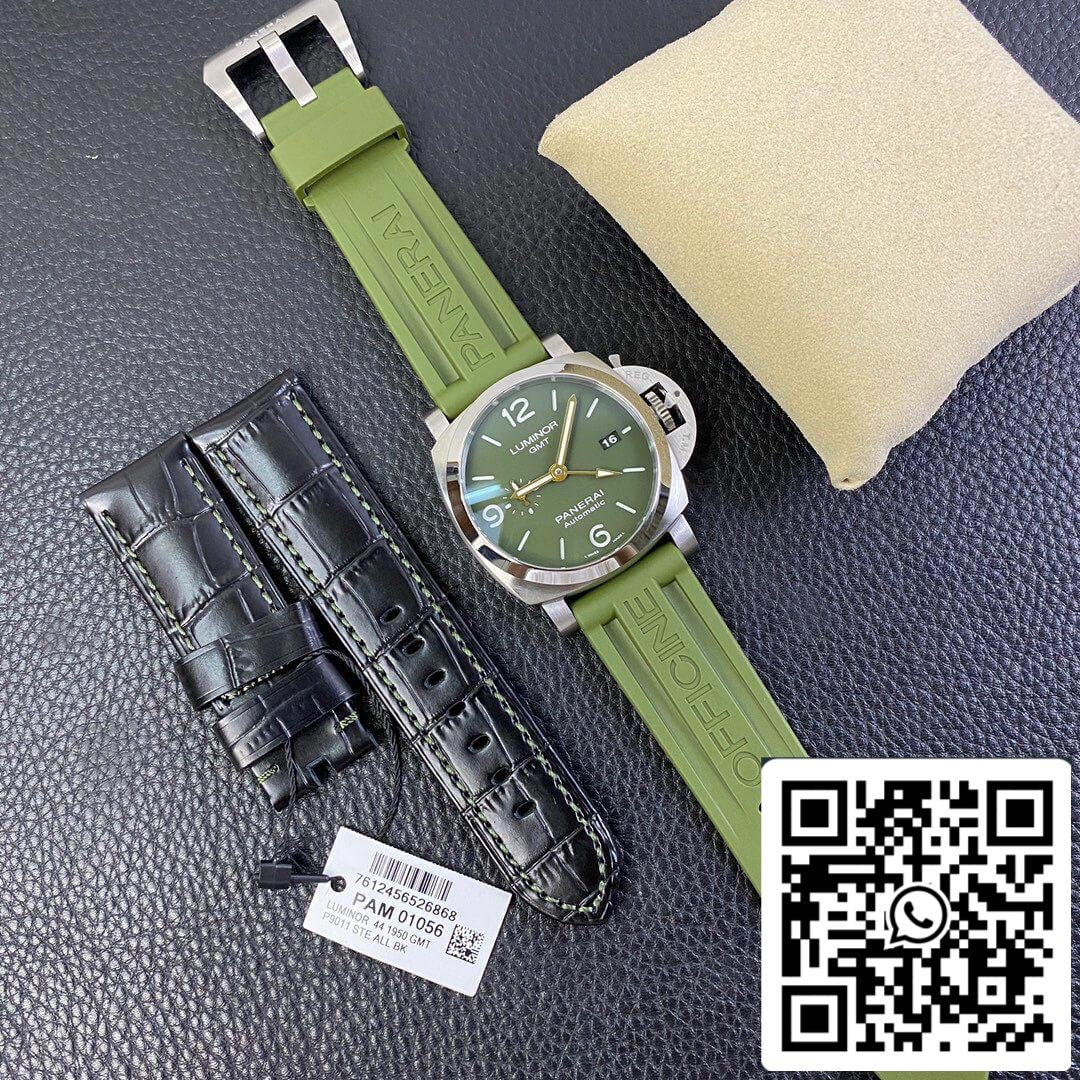 Panerai Luminor PAM01056 1:1 Best Edition VS Factory Rubber Strap