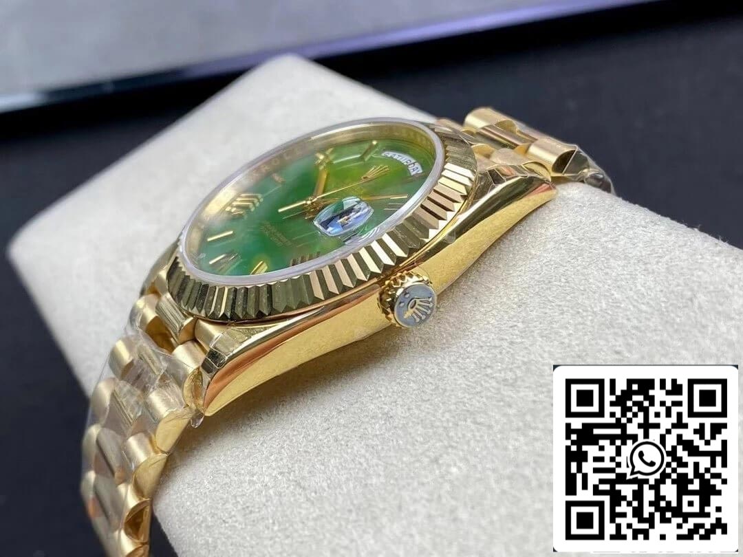 Rolex Day Date M228238-0061 1:1 Best Edition EW Factory Quadrante verde