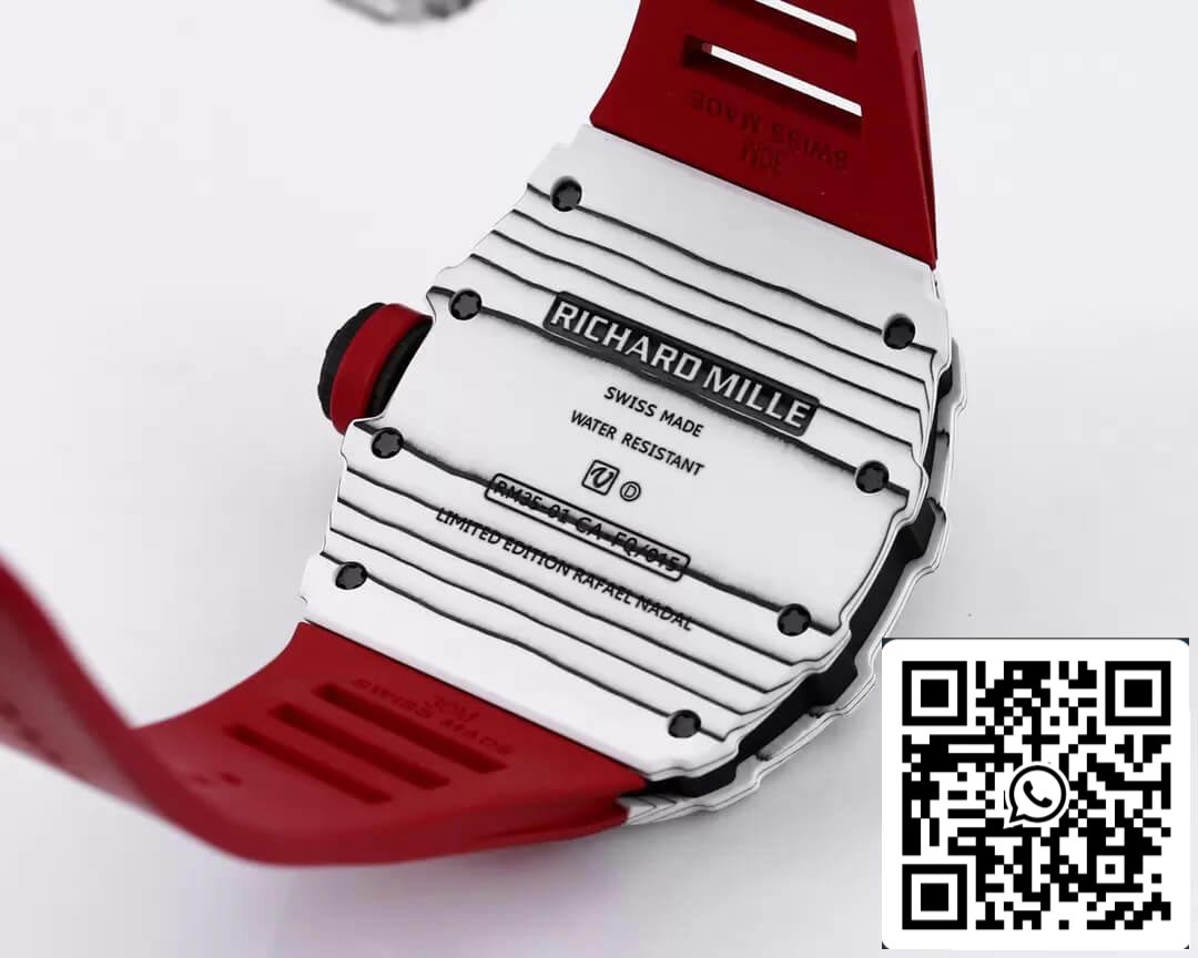 Richard Mille RM35-01 Cinturino rosso di fabbrica BBR in scala 1: 1 della migliore edizione