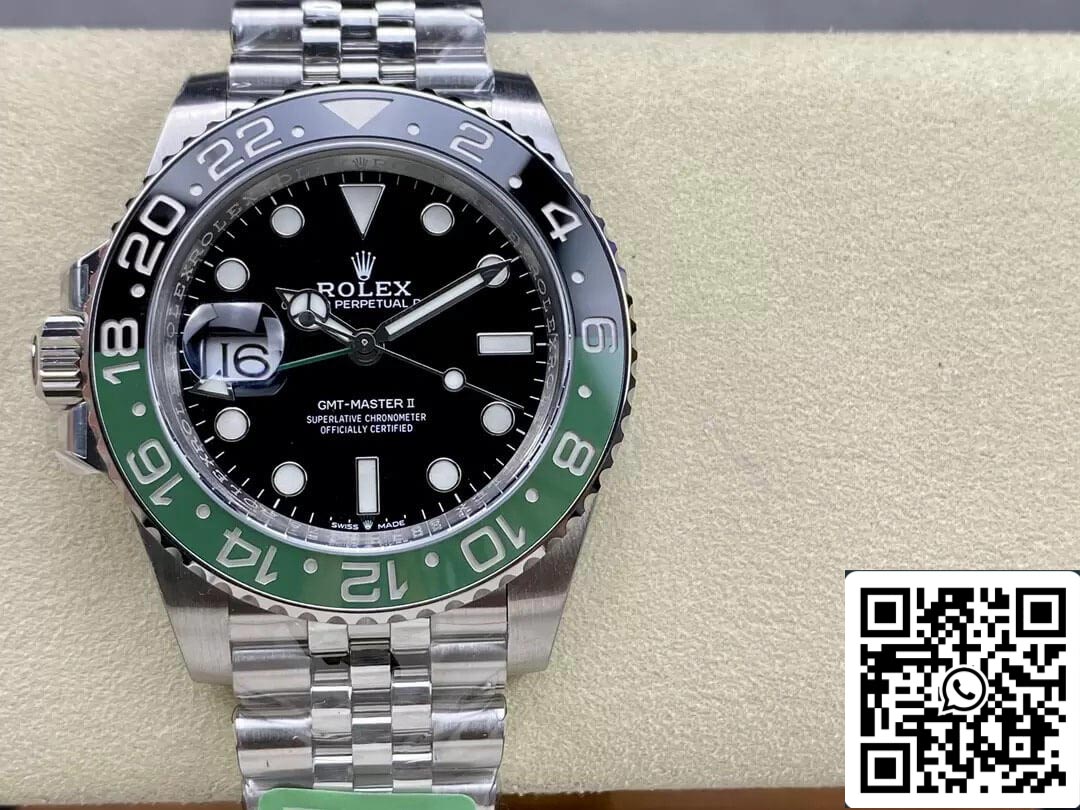 Rolex GMT Master II M126720vtnr-0002 1:1 Best Edition C+ Lunetta in ceramica di fabbrica