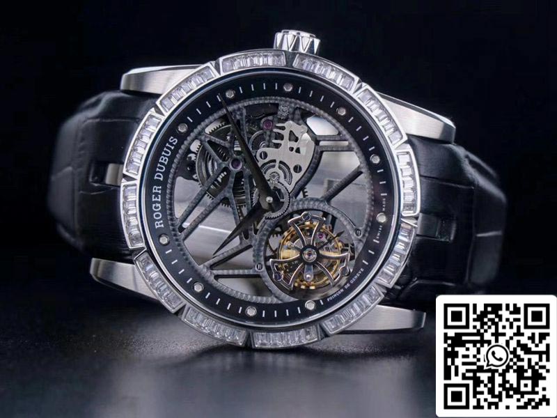 Roger Dubuis Excalibur RDDBEX0393 1:1 Migliore edizione JB Factory Tourbillon V3 Diamond Swiss RD505SQ