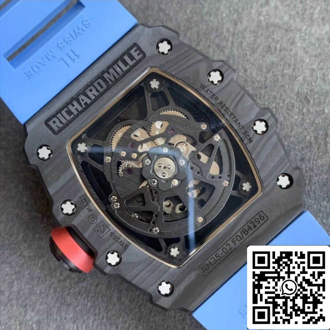 Custodia in fibra di carbonio KV Factory V3 Richard Mille RM35-02 1: 1 Best Edition