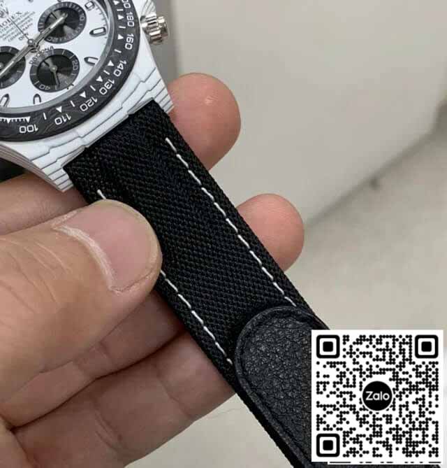 Rolex Daytona 1:1 Best Edition Diw Factory NTPT Carbon Fiber White Dial